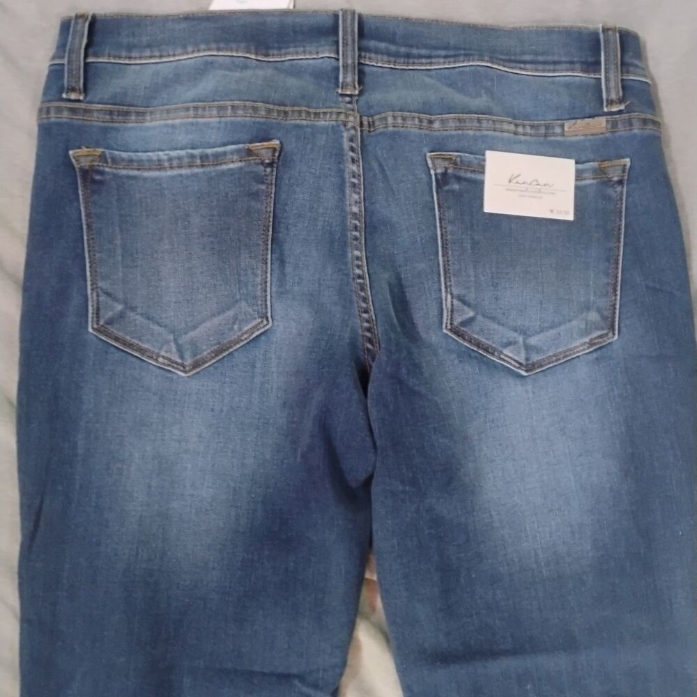 KanCan Alexandrea Ankle Jean Distressed Skinny NWT Size W13/30 Dark Wash KC8127D - Picture 16 of 16